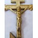 Крест с распятием металлизированный
